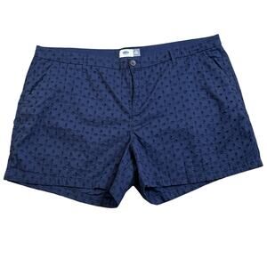 Plus Size Navy Blue Eyelet Shorts Old Navy Size 18 Pockets